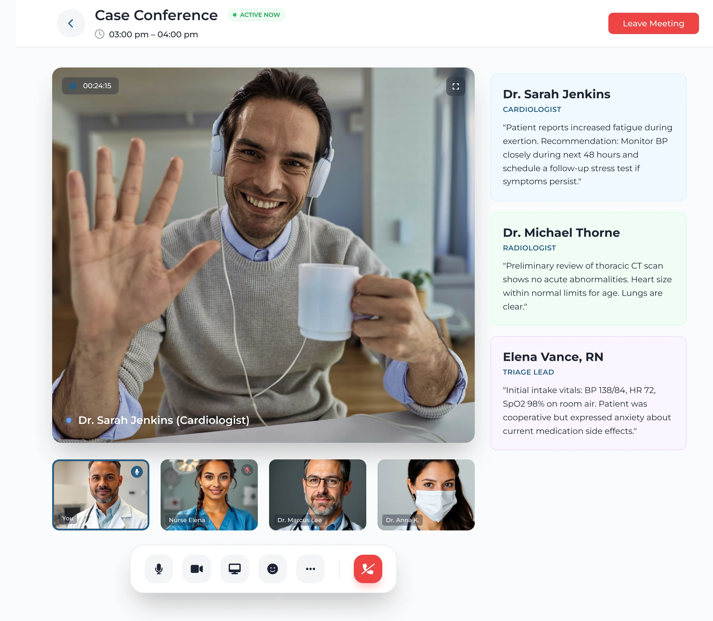 Joining the video case conference